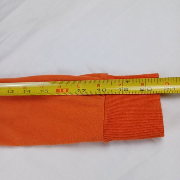 U.S. Polo Assn YOUTH Girls Size M 1/4 Zip Orange Pink Collared Big Pony Pullover - Picture 7 of 7